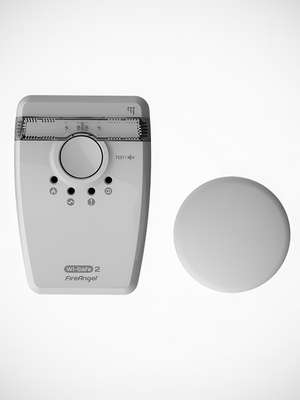 Brandvarnare Strobe/Vibrationskudde Wi-Safe2