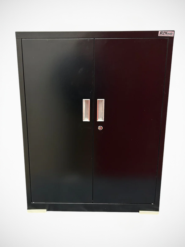 Mobiltelefonskab, 20 mobiltelefoner, nøglelås, sort