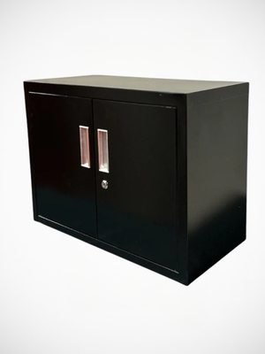 Mobiltelefonskab, 20 mobiltelefoner, nøglelås, sort