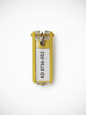 Nyckelbrickor Gul 6 st/frp