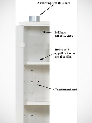 Kemikalieskåp G803G