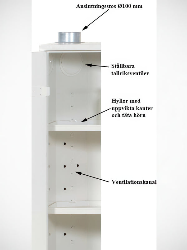 Kemikalieskåp G803G